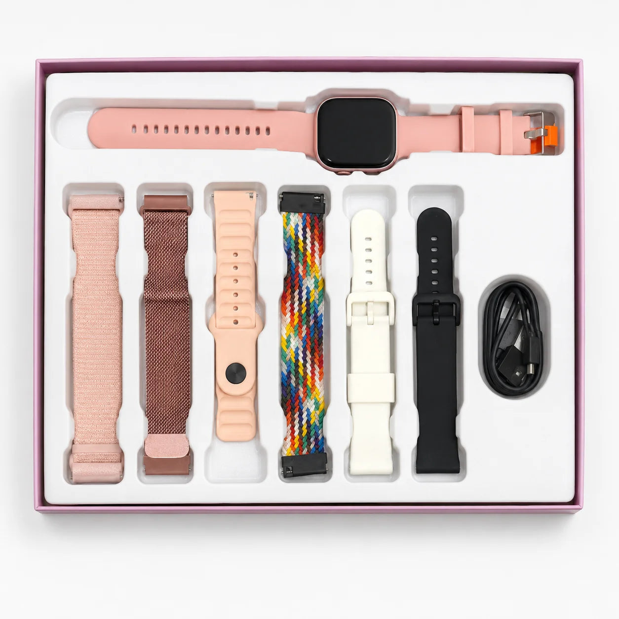 Ladies Smart Watch Fitness Tracker 2026 Updated Version 1.83" HD Screen 115+ Sports Mode Health Watch Sleep Heart Rate Menstrual Tracking Waterproof with 7 Bands Gift Box Women Birthday Gift