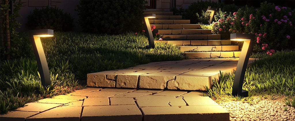 Upgraded Bright LED Solar Lights Outdoor Pathway Lights, IP65 Waterproof Solar Garden Lights for Yard Driveway Walkway Decor