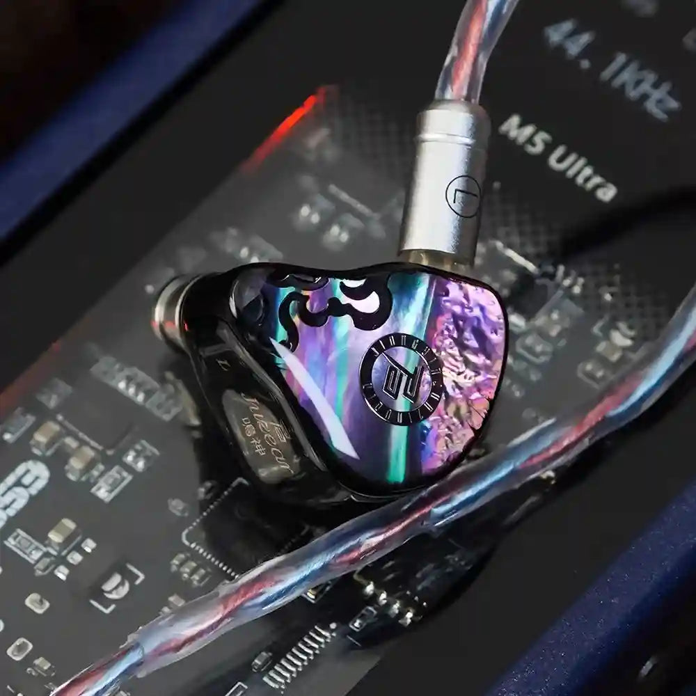 Juzear Defiant Hybrid In-Ear Monitors - 1DD+3BA Pro Studio Audio Tidesmit