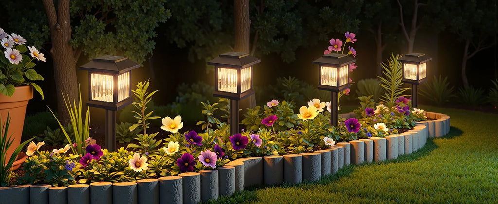 Solar Pathway Light Outdoor Solar Lamp Waterproof Landscape Lighting for Garden Yard Patio Walkway Driveway Camping Decor