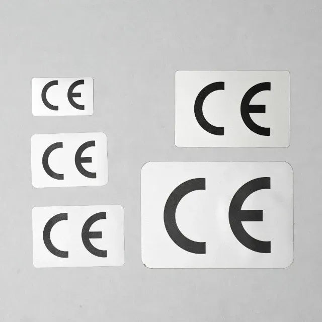 CE Certified Heat-Resistant Industrial Label Sticker Set with 3M Adhesive - Angle/Detail 6