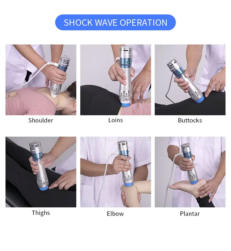 Shockwave Therapy Machine for Back Pain Relief - Tidesmit Professional Grade Massage Chairs Tidesmit