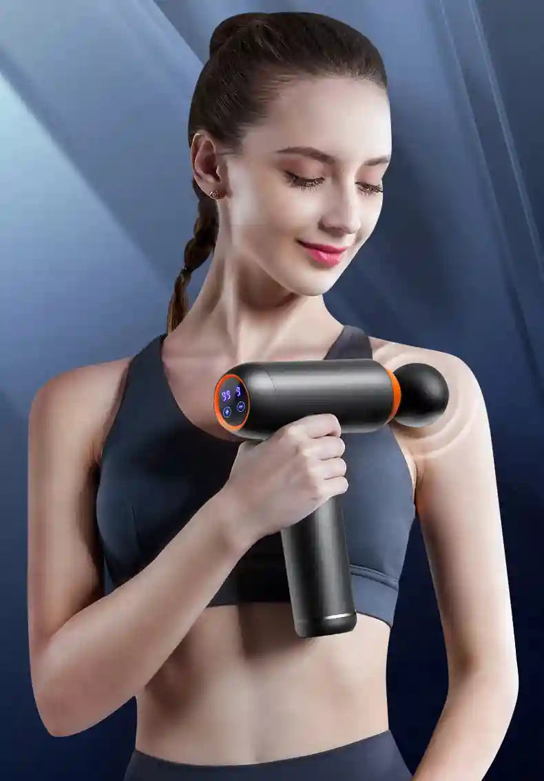 Deep Tissue Massage Gun - Portable Percussive Therapy Tool Violet Fascia Gun Tidesmit