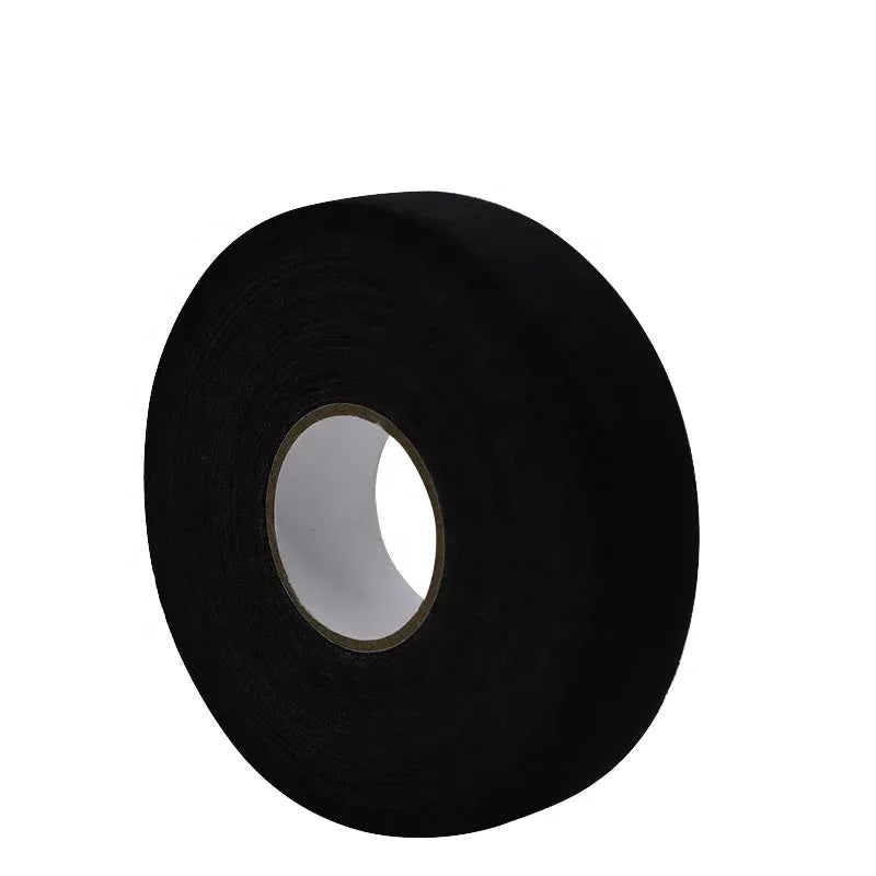 Black hockey grip tape roll with center core