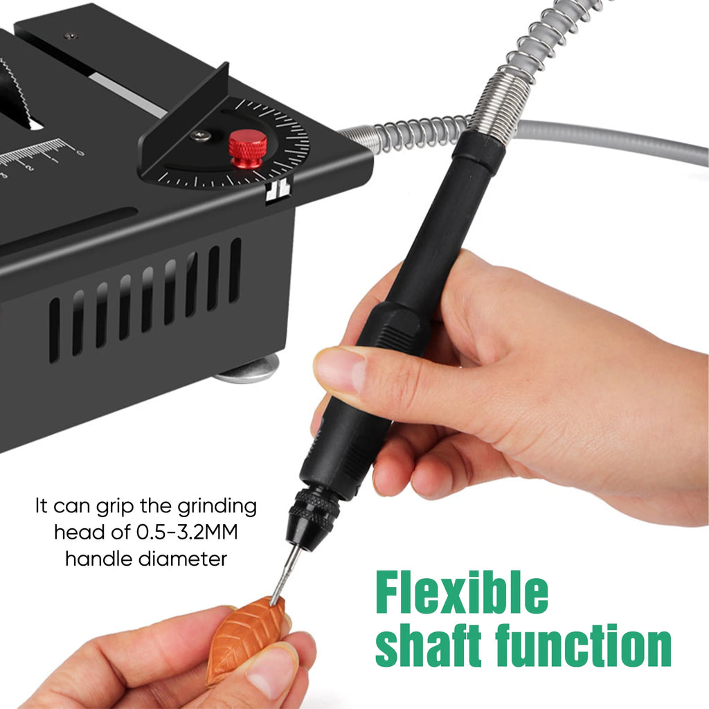 100W Mini Table Saw 5000RPM Small Woodworking Electric Bench Saw Handmade DIY Hobby Model Crafts Cutting Machine 16mm Blade Tool