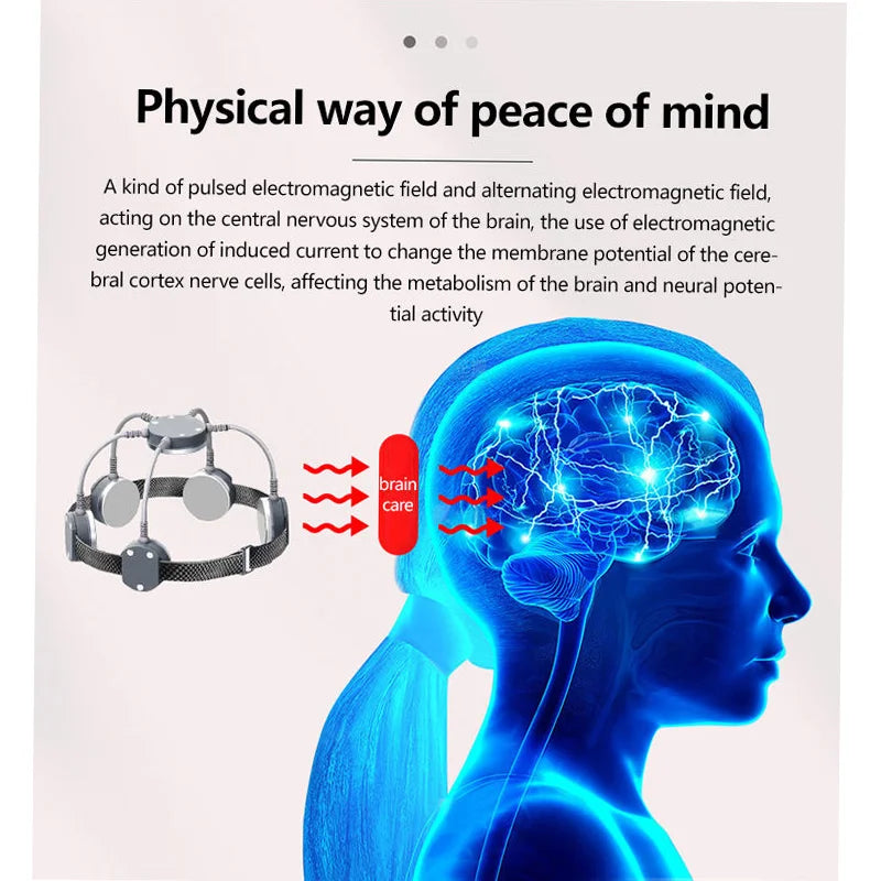 Transcranial Magnetic Stimulation Device for Home Wellness Therapy Massage Chairs Tidesmit
