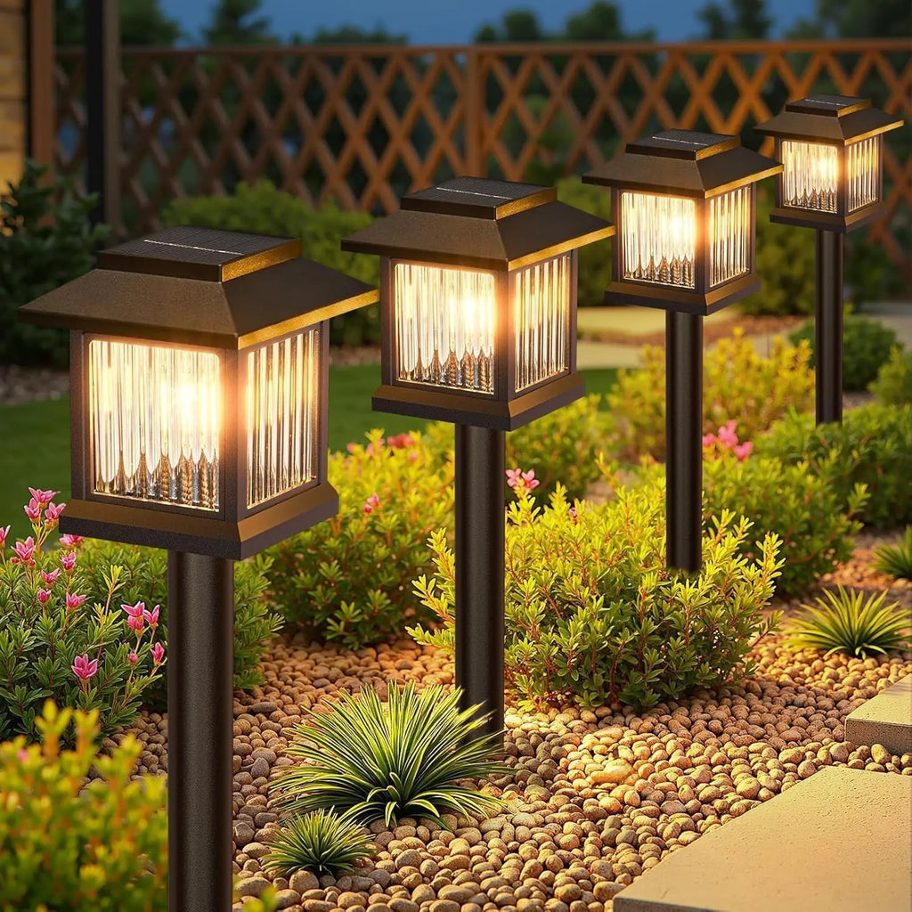 Solar Pathway Light Outdoor Solar Lamp Waterproof Landscape Lighting for Garden Yard Patio Walkway Driveway Camping Decor