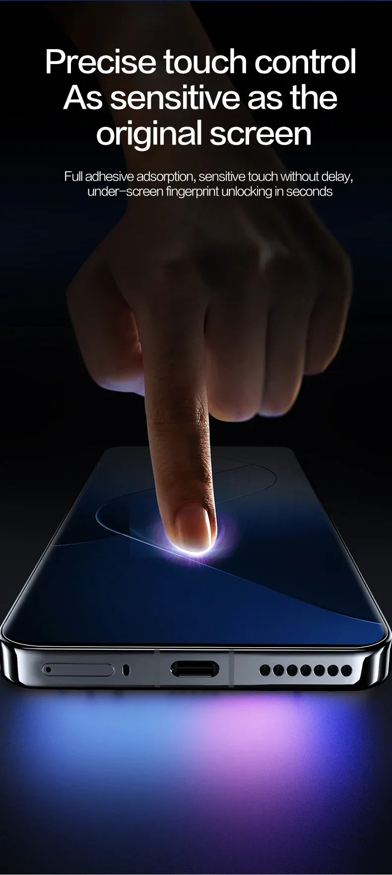 Vivo X200 Pro Screen Protector | 9H Hardness Anti-Fingerprint Film Tidesmit