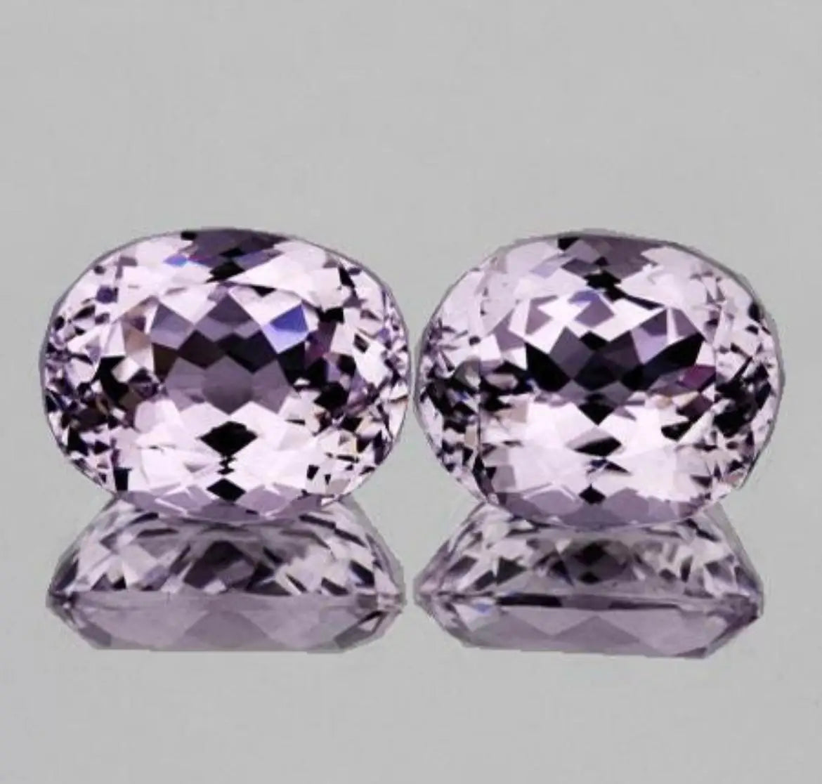 Natural pink Kunzite Perfect Faceted Cushion Shape Pair for Jewelry Making High Quality rare Gemstone