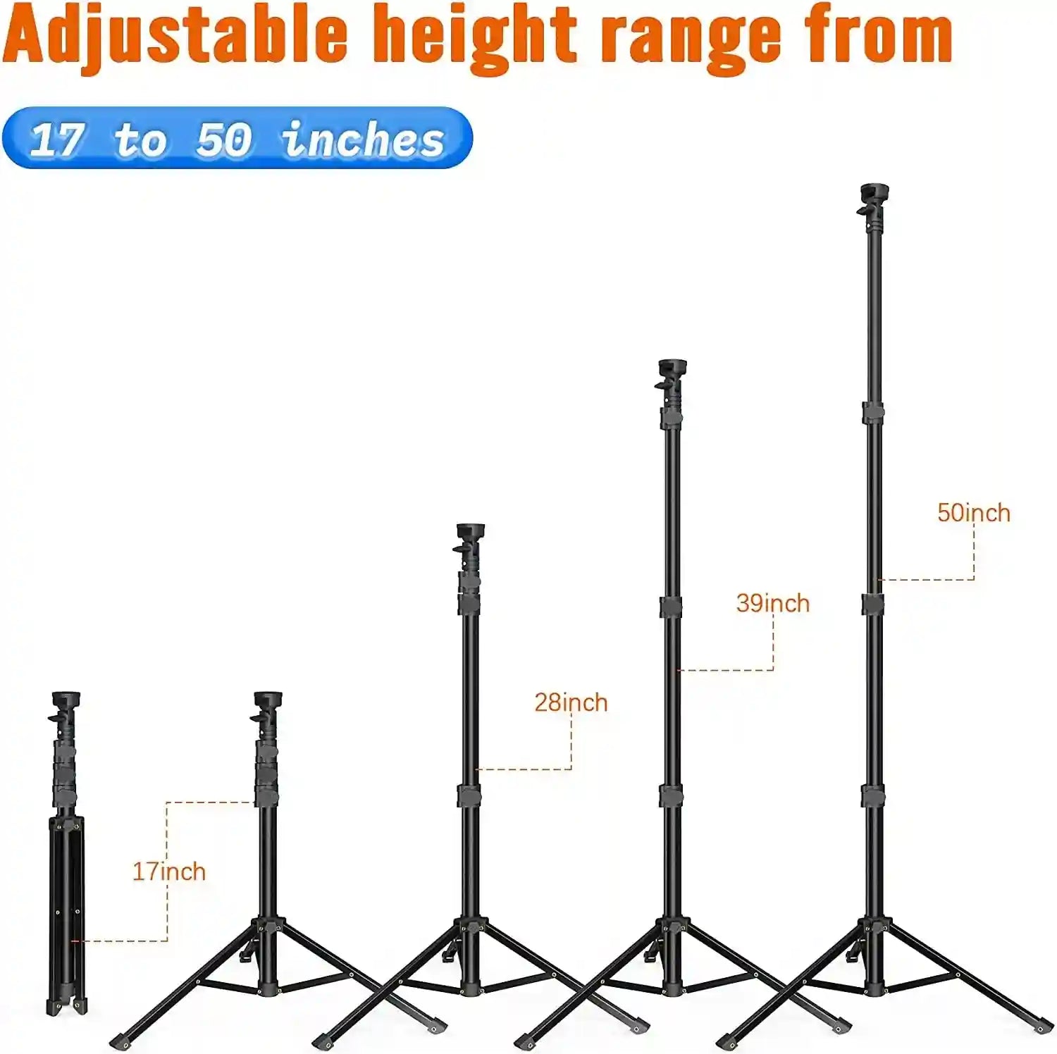 10 Inch LED Ring Light With 63 Inch Tripod Stand for Content Creators Tidesmit
