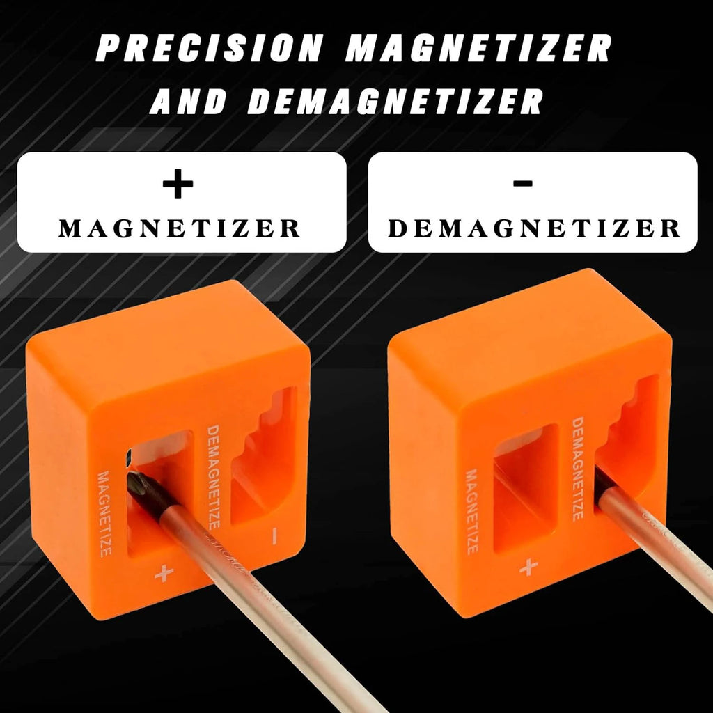 131PCs Magnetic Screwdriver Set with Plastic Ranking Includes Precision Screwdriver and Pick Hook Ratchet Driver DIY Tools