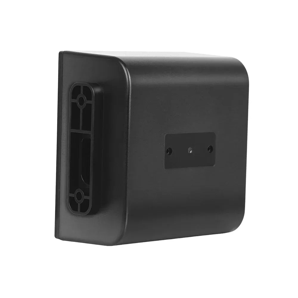 Black embedded barcode scanner, side scan window and mounting bracket