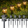 10Pack Solar Pathway Light Outdoor Solar Lamp Waterproof Landscape Lighting for Garden Yard Patio Walkway Driveway Camping Decor