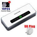 SZUK Electric Food Vacuum Sealer Dry/Wet Food Packaging Seal Built in Cutter Roll Bag Kitchen Food Storage Seal Vacuum Packaging