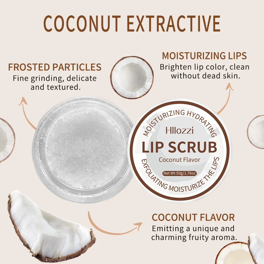 Exfoliating Lip Scrub: Moisturizing Fruit Sugar Treatment - 50g Lip Care Tidesmit