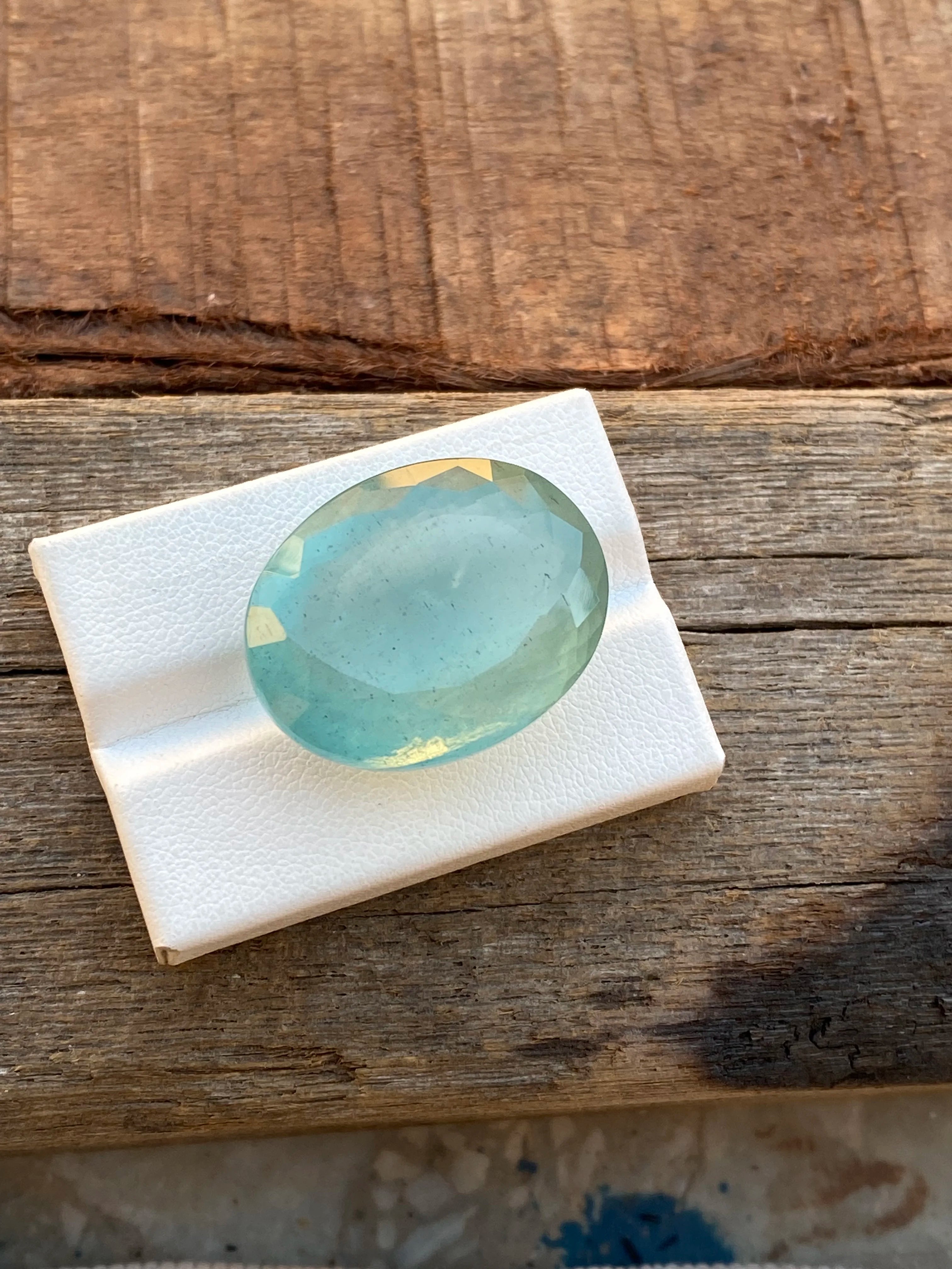Stunning Rare Big Size Natural Aquamarine Oval Cut Stone Aquamarine Faceted Loose Gemstone for Making Jewelry 41.20 Carat
