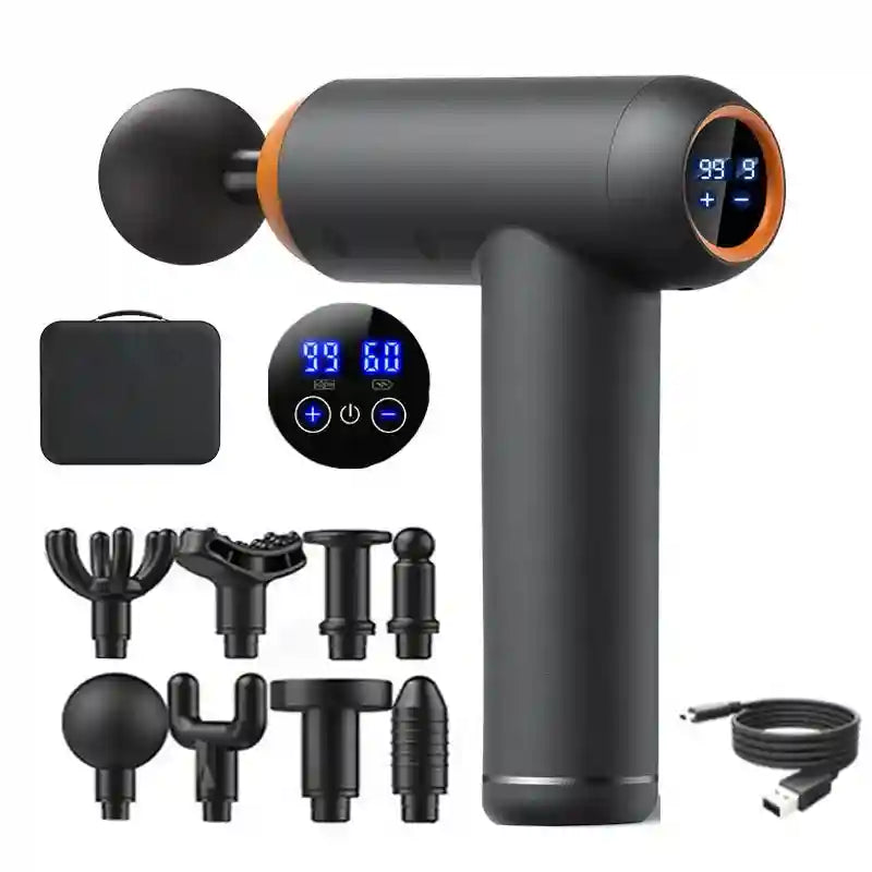 Tidesmit Percussive Therapy Massage Gun - Deep Tissue Muscle Recovery Fascia Gun black Poland Tidesmit