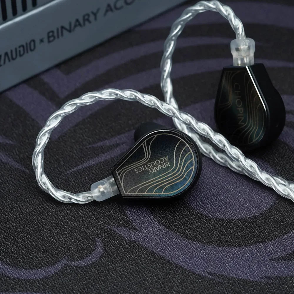 Binary Gizaudio Chopin IEMs | 1DD+3BA Hybrid HiFi Earphones | Tidesmit Tidesmit