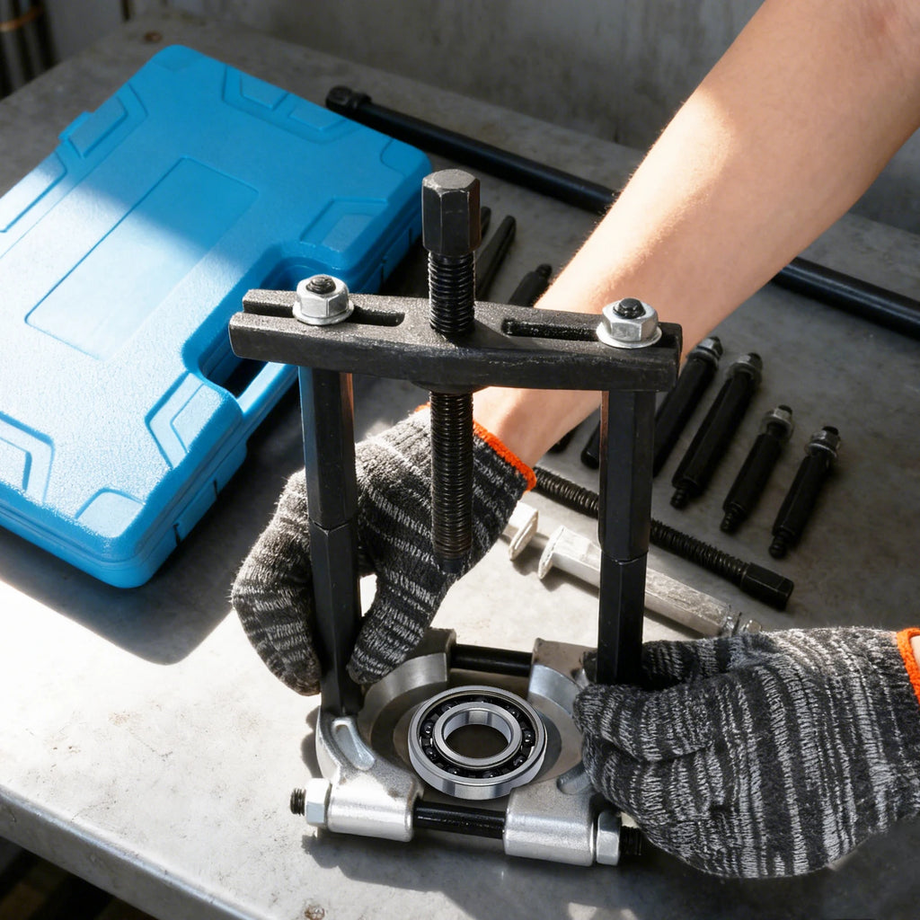 14 PCs beaying Puller Set Guillotine Puller Bearing Puller Pulley with claw interior outdoor 3 claw Pullers Internal Bearings, tooth Removal Car