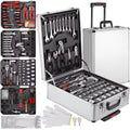 799-Piece Mechanical Tool Set in Rolling Toolbox, Socket Wrench Set with Hammer, Pliers, Screwdrivers for Home & Auto Repair