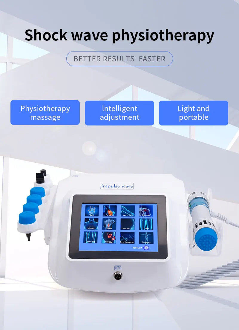 Shockwave Therapy Machine for Back Pain Relief - Certified Tidesmit 110V/220V Massage Chairs Tidesmit