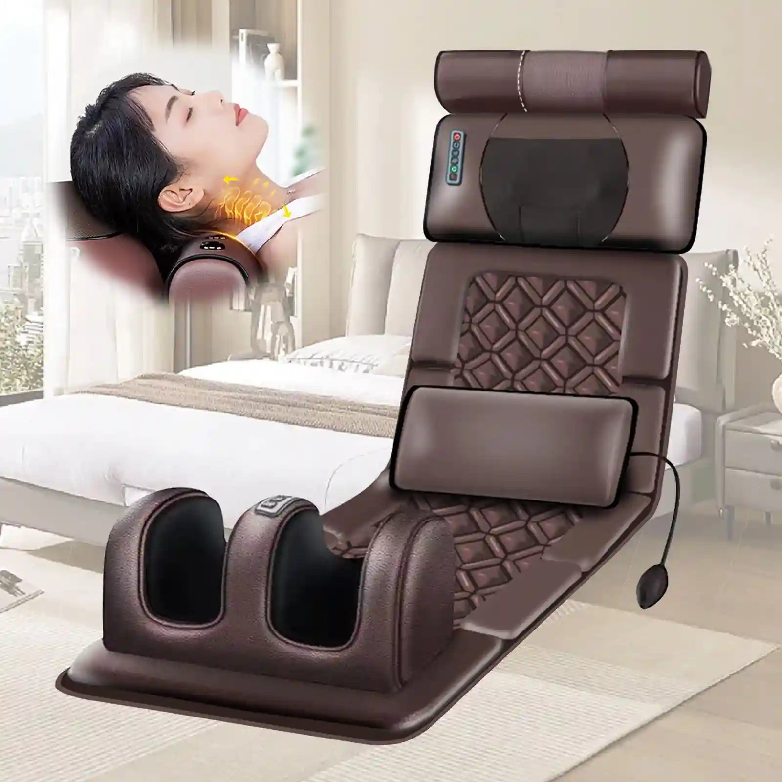 Electric Massage Mattress with Heat Therapy for Targeted Muscle Relief Back Massage Instrument Tidesmit
