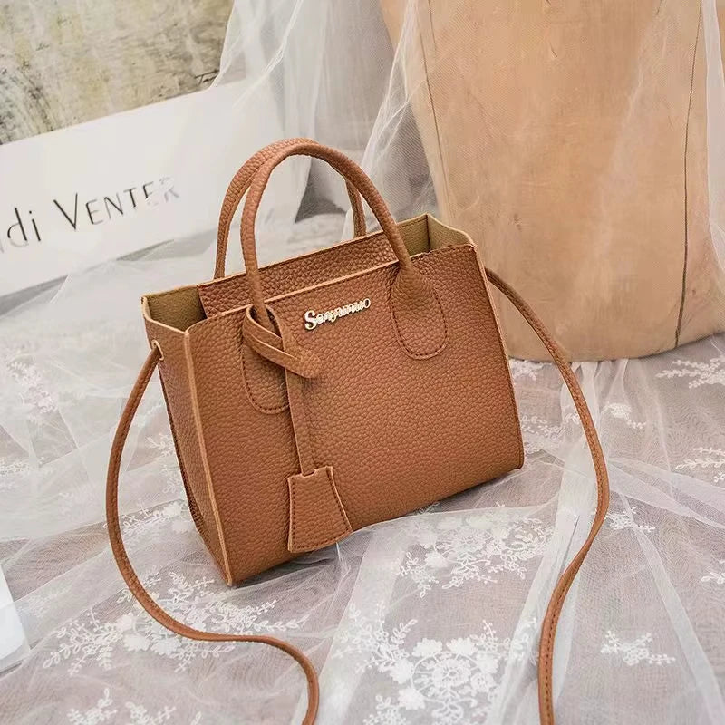 Luxury Designer Women's Handbags Fashion Waterproof PU Leather Shoulder Bag Customized Logo Crossbody Bag for Women
