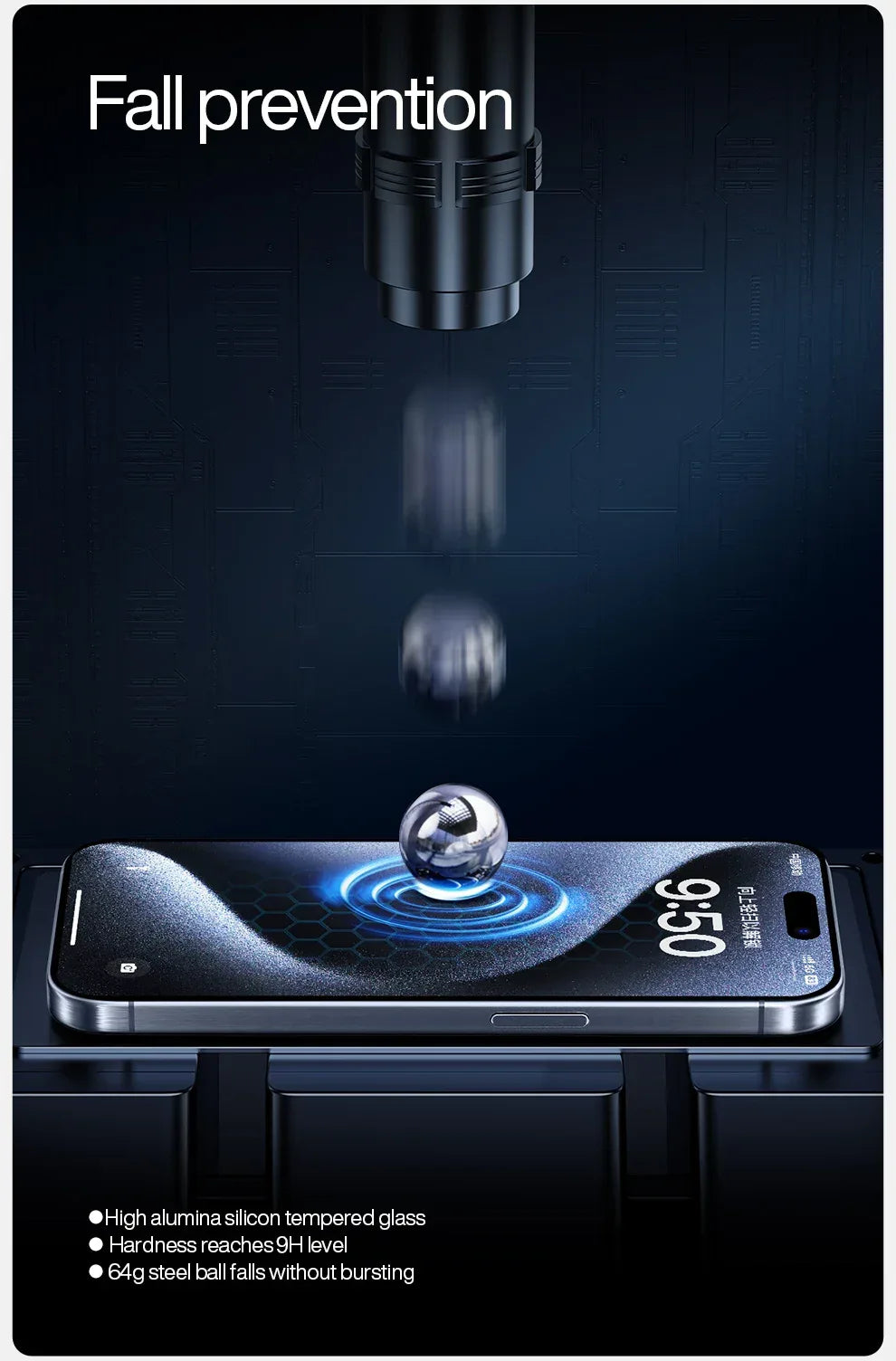 iPhone Screen Protector - 9H Hardness Tempered Glass for iPhone Series Tidesmit