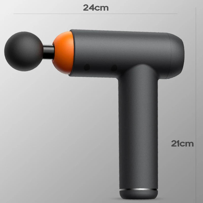 Massage Gun - Deep Tissue Muscle Recovery with 8 Heads - Black Tidesmit Relaxation Treatment Tidesmit