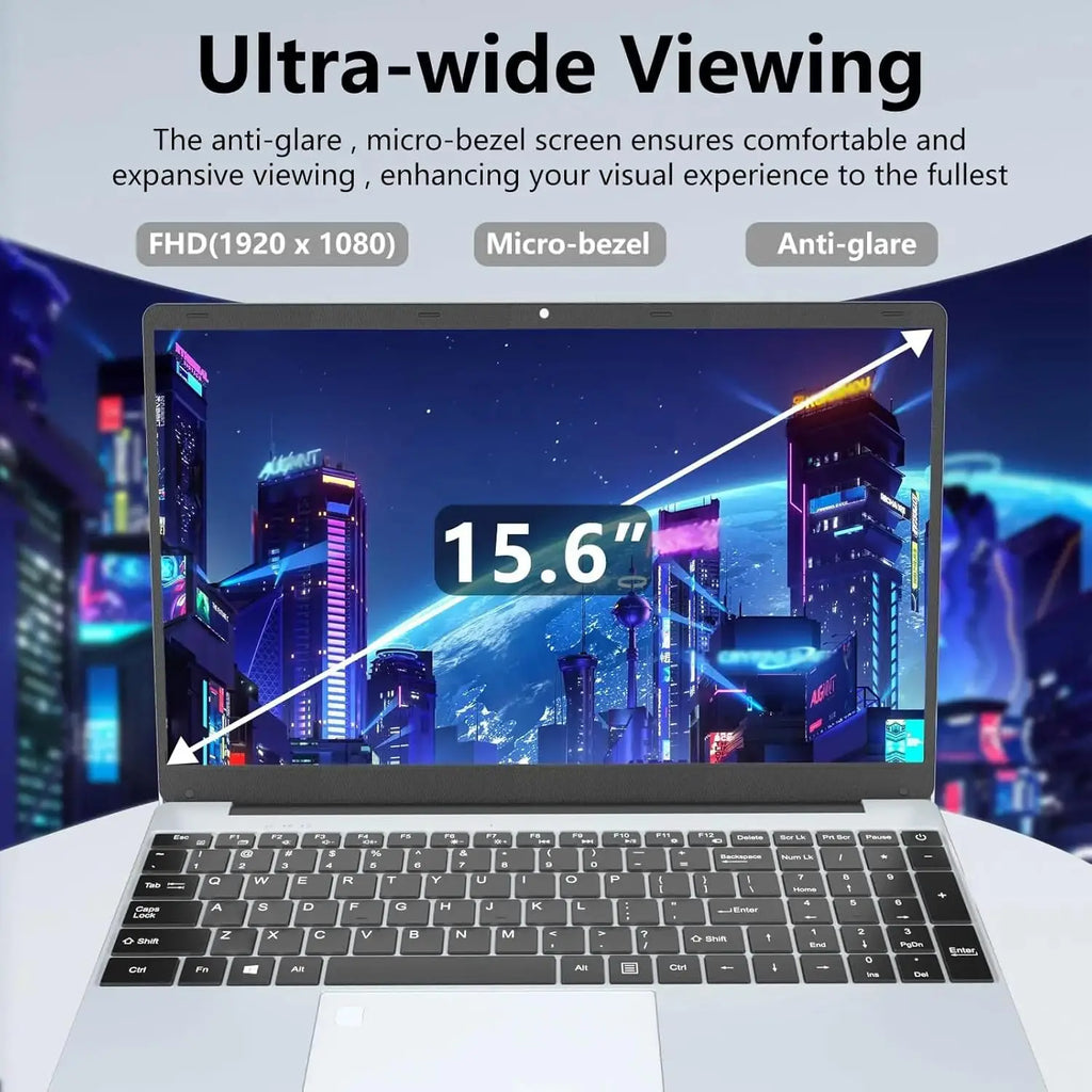 Intel i9 15.6" Windows 11 Laptop Computer Intel Core i9 10980HK 16GB 1TB Laptops Office Computer Fingerprint Unlock Notebook PC