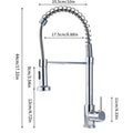 Solid Brass Kitchen Sink Faucet Drip Free Ceramic Valve Swivel Spout Design, Hot and Cold Water Mixer Tap Complete Accessories for Home Kitchen