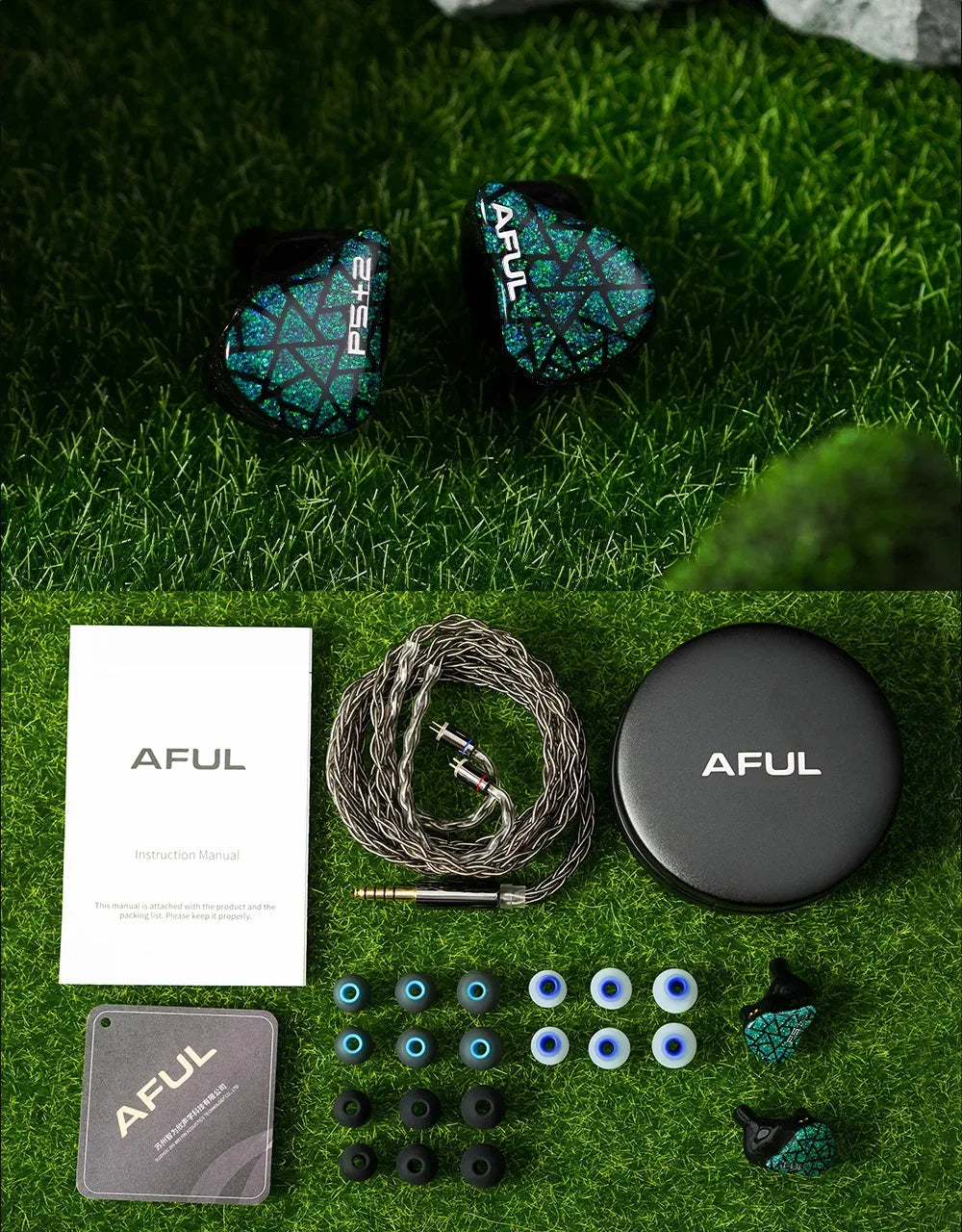 AFUL Performer 7 Wired IEMs | 7-Driver Hybrid HiFi Audio | Tidesmit Tidesmit
