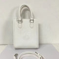 Stylish Elegant Custom Luxury Crossbody Bag Order of the Eastern Star Zipper Closure Waterproof Genuine Leather Emboss Design