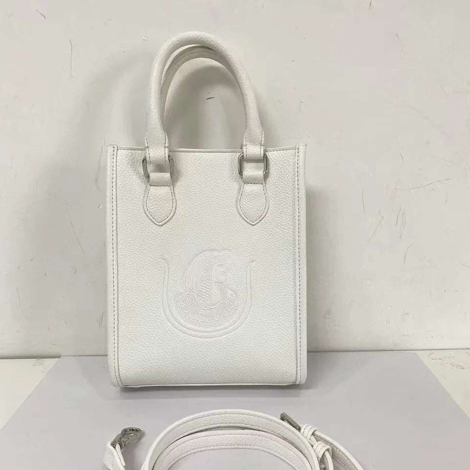Stylish Elegant Custom Luxury Crossbody Bag Order of the Eastern Star Zipper Closure Waterproof Genuine Leather Emboss Design