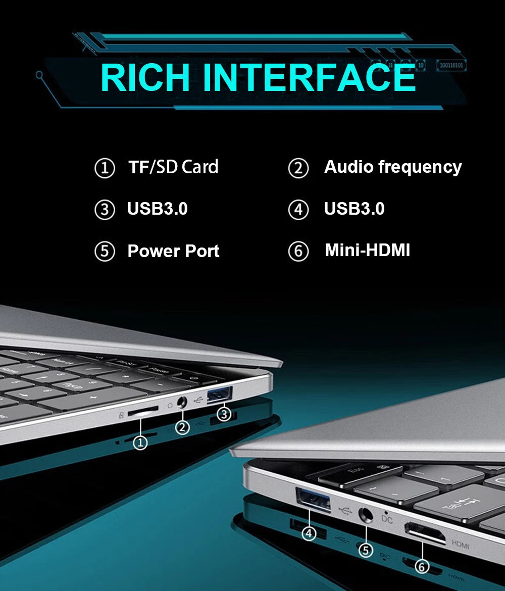 15.6" Windows 11 Pro Laptop Computer Intel Core i9 10980HK 16GB 1TB Laptops Office Computer Fingerprint Unlock Notebook PC