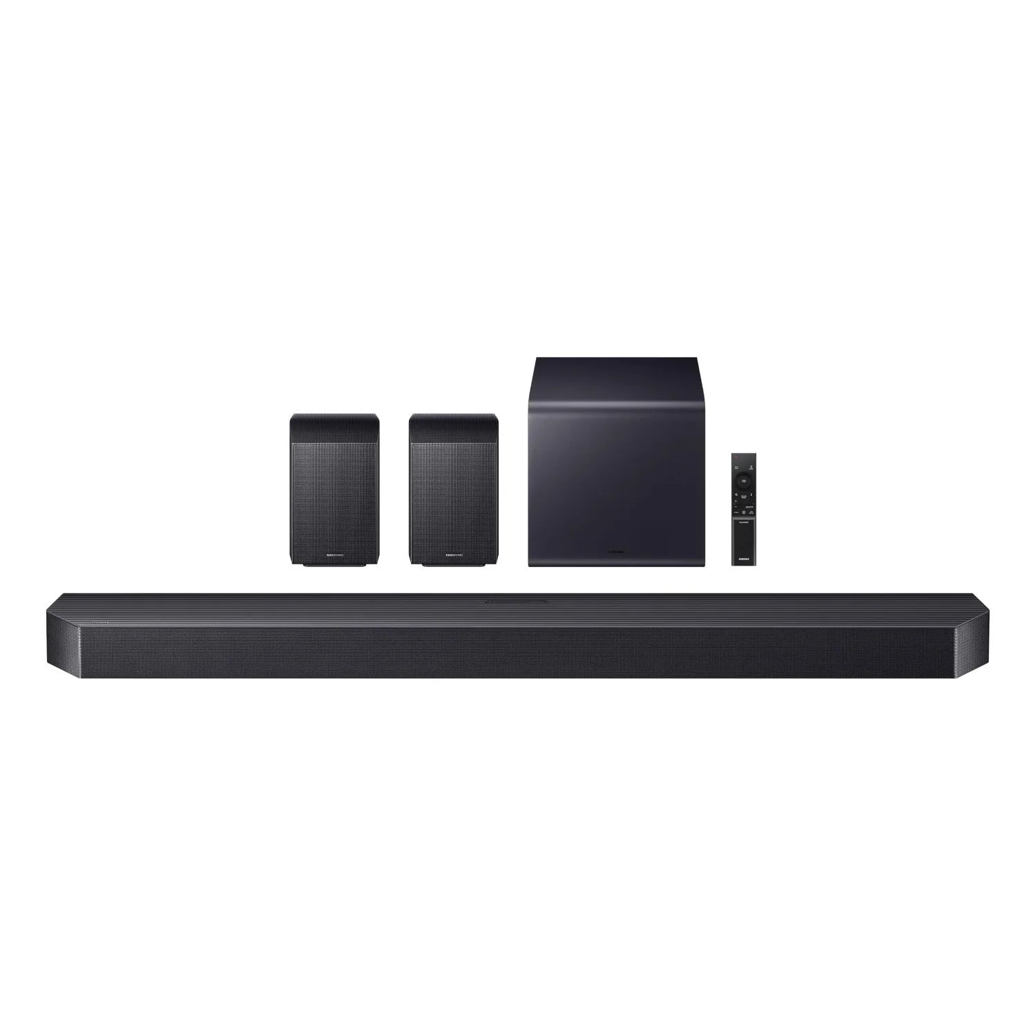 Samsung HW-Q990F 11.1.4Ch Wireless Soundbar System with Dolby Atmos, Subwoofer & Rear Speakers, Q-Symphony, Adaptive Sound, Game Mode Pro