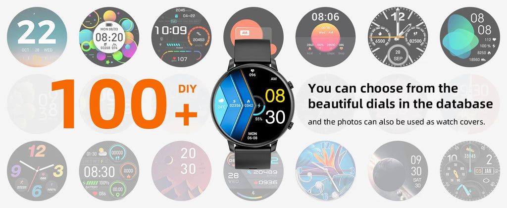 1.39'' HD 360*360 Smart Watch Bluetooth Calling, BLE5.2 IP67 Waterproof Fitness Tracker, Real-time Heart Rate Multi-Sport