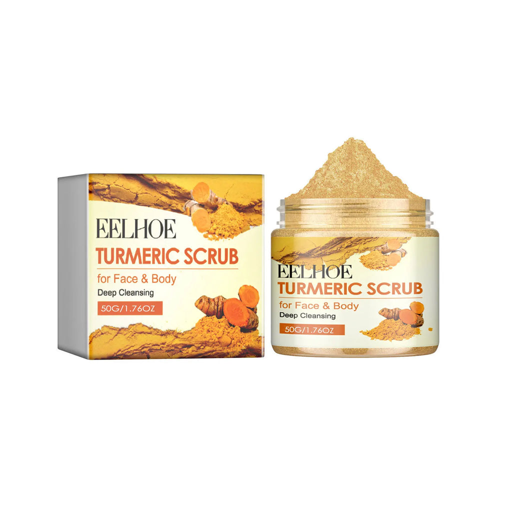 Turmeric Face and Body Scrub for Brightening Skin, 50g Boxed Scrubs Treatments 50g boxed Tidesmit