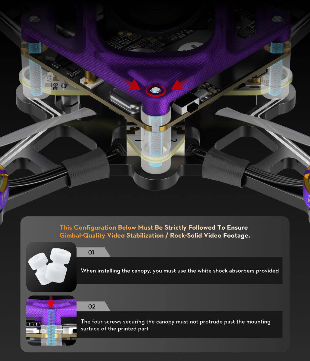 Tiny Whoop 1S O4 FPV Camera Drone with ELRS 2.4g System Tidesmit