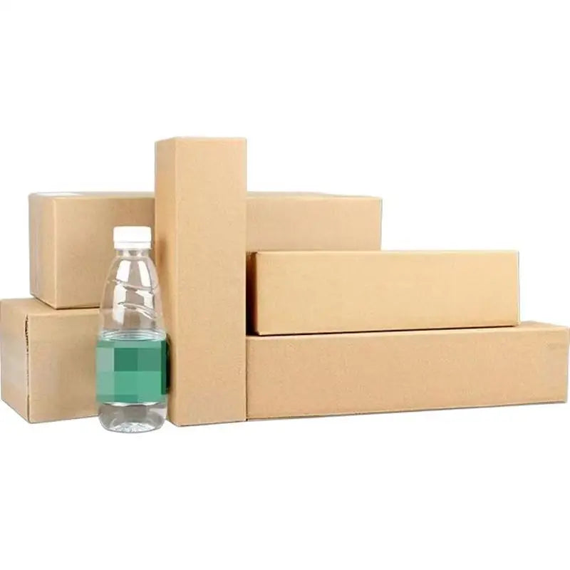 High Quality 13*8*9cm Recycled Materials Corrugated Board Telescope Embossed Stamped Matt Lamination UV Coating Sponge Flat