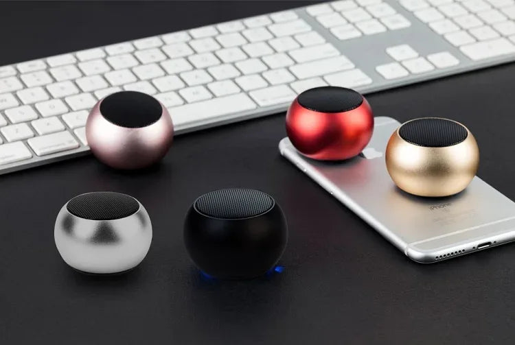 Portable Bluetooth Speaker: Metal Mini Wireless Audio with 360 Sound My Store