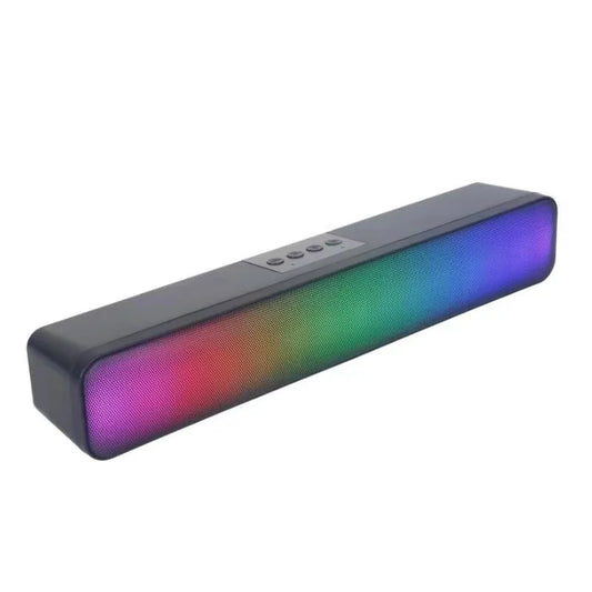 Bluetooth Speaker -Professional USB Card Wireless Audio BT Speaker RGB LED Desktop Computer Category Sound Bar Home Theatre Cool Gadgets