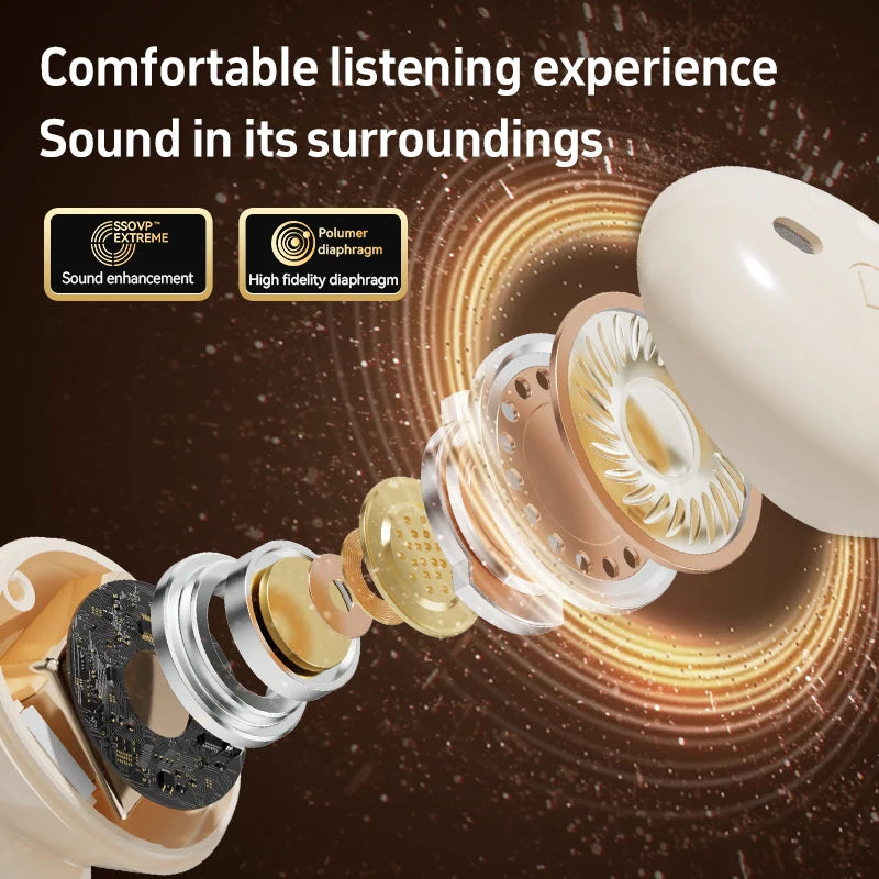 Hot Selling M88 Active Noise Cancelling Wireless Headphones BT5.4 Wireless Led Display Earbuds Noise Canceling Headset with Mic Tidesmit