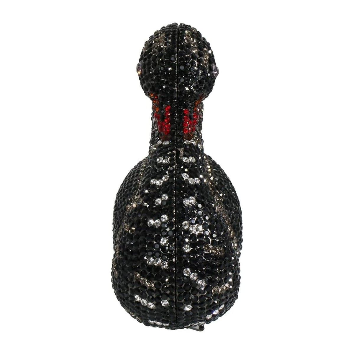 Women Classic Luxury Swan Rhinestone Fashion Evening Clutch Elegant Crystal Handbag Bridal Wedding Purse for Prom Cocktail Party