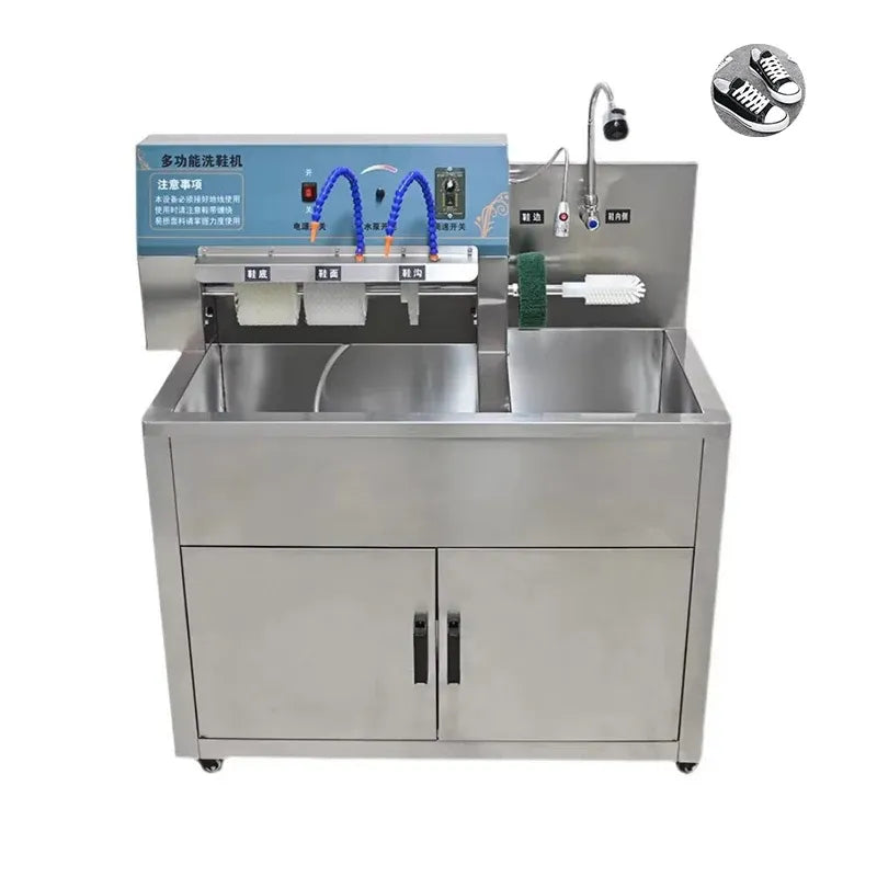 Commercial Shoe Washing Machine with Dryer and Self Service Vending