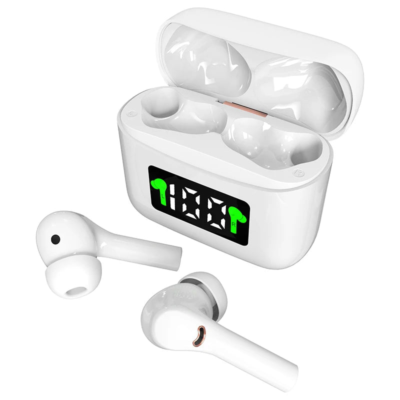 High Version 6 Hours Blue Tooth Mini Headphones J5 TWS 5.2 True Wireless Earbuds Earphone Sports Gaming Headset With LED Display Tidesmit