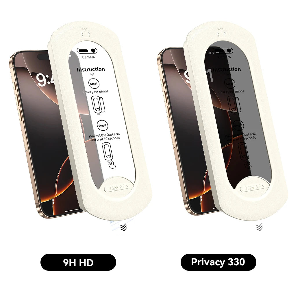 ultraGlass TOP 9H Glass for iPhone Screen Protector Tempered Glass (Longest Durable) for Full Coverage Easy Installation Tidesmit