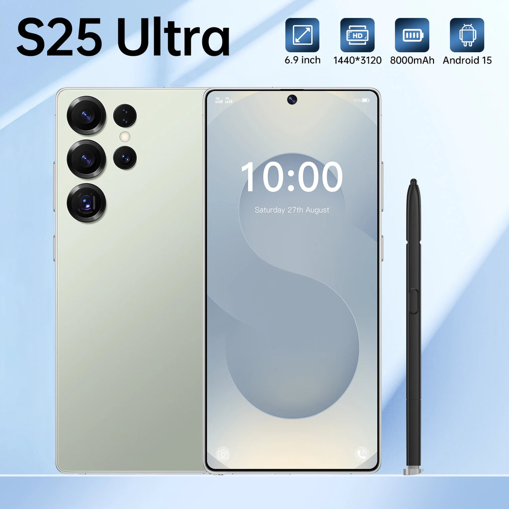S25 Ultra 5G Smartphone 1TB 16GB RAM 6.9 Inch AMOLED Display Tidesmit
