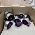 Jumbo roll black wax-resin thermal transfer ribbon with purple core