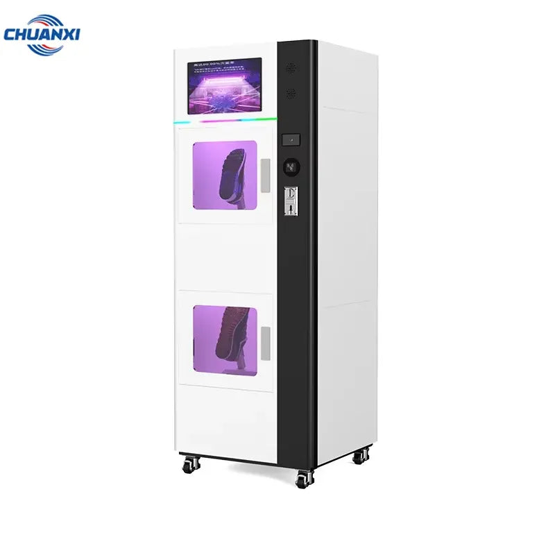 Commercial Shoe Washer Dryer with UVC and Ozone Disinfection